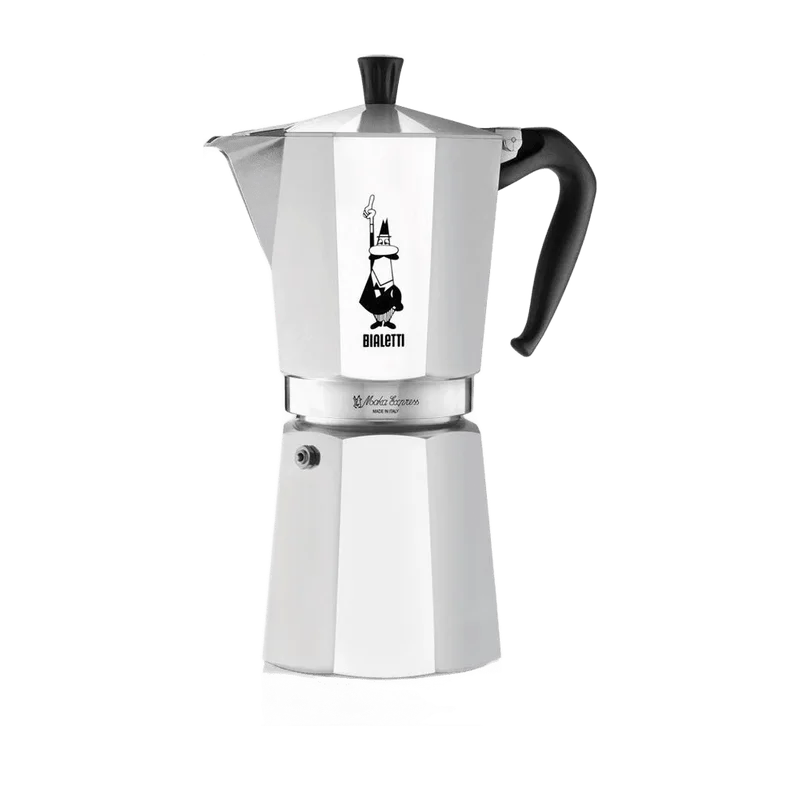 Bialetti Moka Express percolator zilver – 18 kopjes