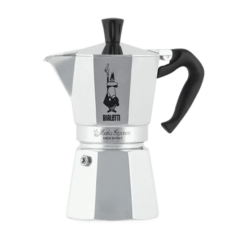 Bialetti Moka Express percolator zilver – 6 kopjes