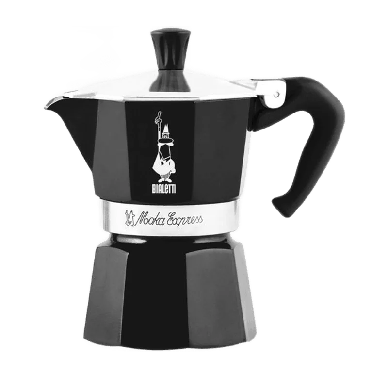 Bialetti Moka Express percolator zwart – 3 kopjes