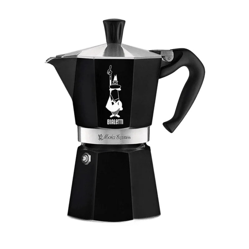 Bialetti Moka Express percolator zwart – 6 kopjes