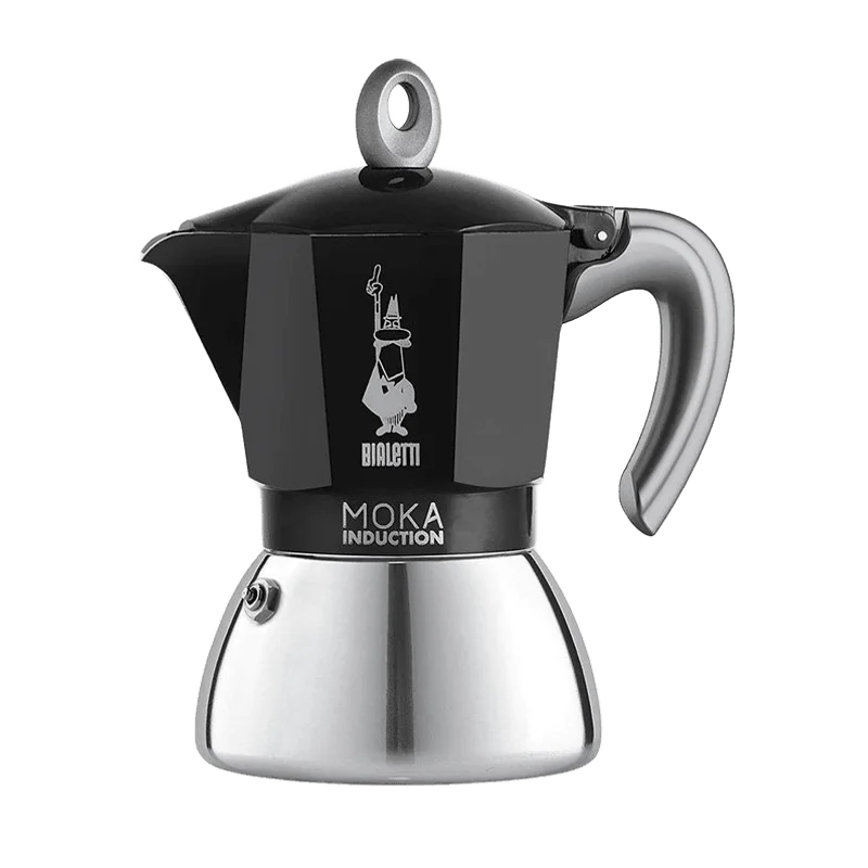 Bialetti Moka Induction percolator zwart – 6 kopjes