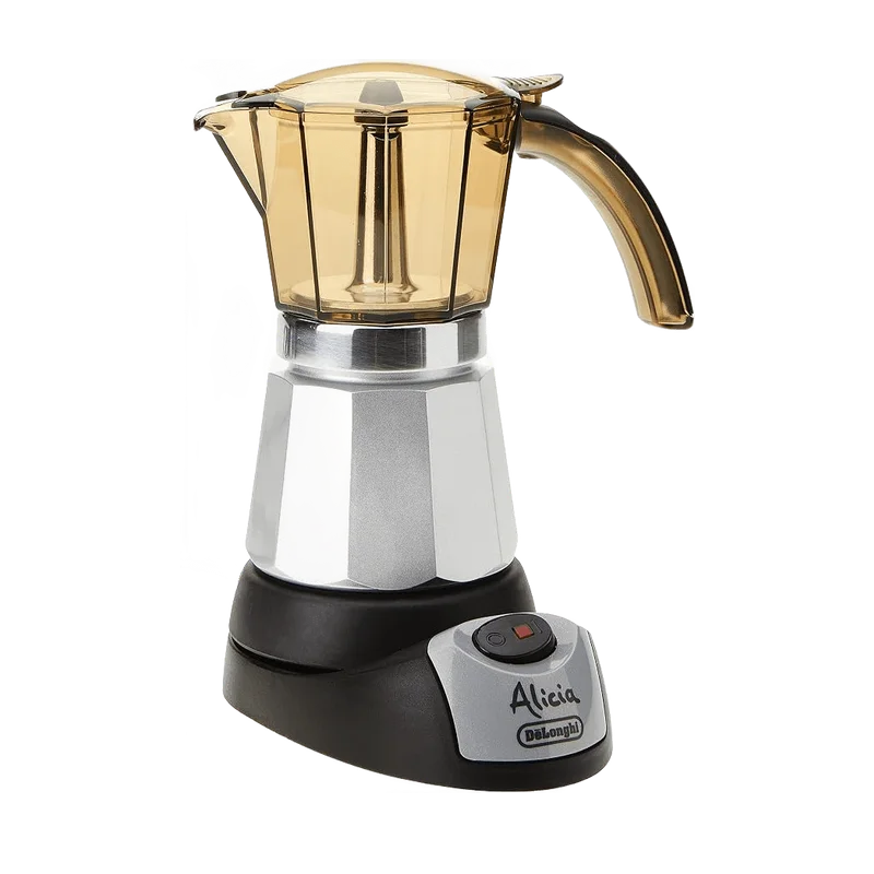 De'Longhi Alicia percolator zilver/zwart – 6 kopjes